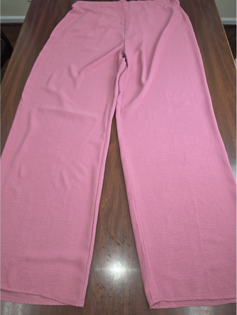 Fashion Nova Size 2X Pink Wide Leg Lounge Pants High Rise Elastic Waist Comfort